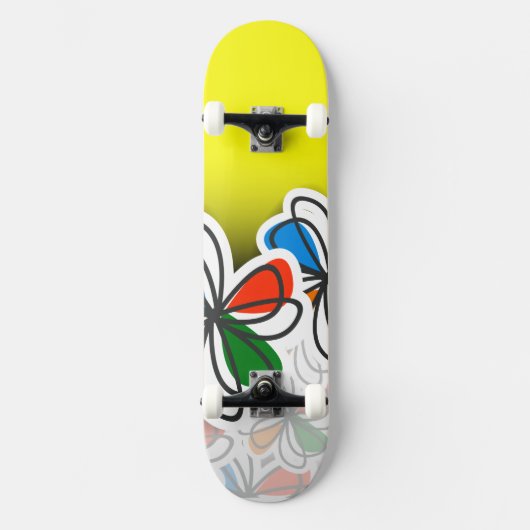 Funky 5 Skateboard (Voorkant)