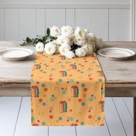 Funky 60s loper Kleurrijk Pastel Groovy Stijl