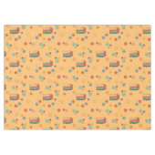 Funky 60s Tafelkleed Kleurrijk Pastel Eetpret (Voorkant (Horizontaal))