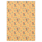 Funky 60s Tafelkleed Kleurrijk Pastel Eetpret (Voorkant)