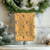 Funky 60s Towel Eclectic Boho Bath Statement Bad Handdoek