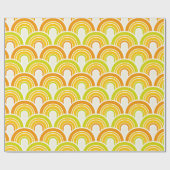 Funky 70's cadeaupapier (Vlak)