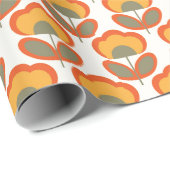 Funky 70s gepatterneerd cadeaupapier (Rol Hoek)