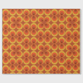 Funky 70s Retro Circle Print for Groovy Gifting Cadeaupapier (Vlak)