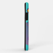 Funky 80s draagbare radiocassetspeler, 'boombox' Case-Mate iPhone case (Achterkant/rechts)