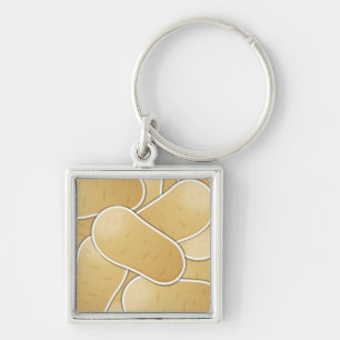 Funky-aardappel Sleutelhanger