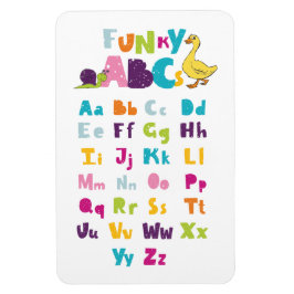 Funky ABC Early Learning ABC Art Magneet