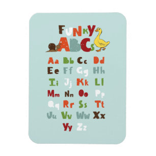 Funky ABC Early Learning ABC Art Magneet