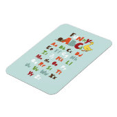 Funky ABC Early Learning ABC Art Magneet (Linkerzijde)
