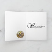 Funky abstract 13 verjaardagskaart kaart (Binnen)