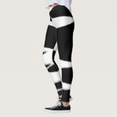 Funky Abstract Art Black White Leggings (Links)