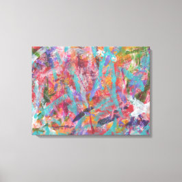 Funky Abstract Art Canvas Print