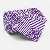 Funky Abstract Art Kaleidoscope Effect Pattern Str Stropdas (Opgerold)