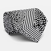 Funky Abstract Art Kaleidoscope Effect Pattern Str Stropdas (Opgerold)