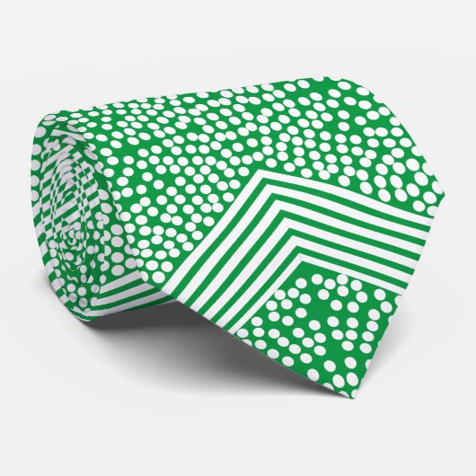 Funky Abstract Art Kaleidoscope Effect Pattern Str Stropdas (Opgerold)