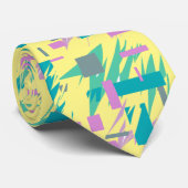 Funky Abstract Art Pattern Stropdas (Opgerold)