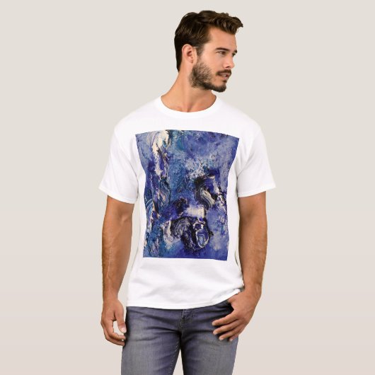 Funky Abstract Art T Shirt (Voorkant volledig)