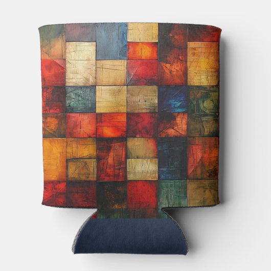 Funky Abstract Blikjeskoeler (Achterkant)