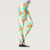 Funky Abstract Geometric Hip 50s Pattern Leggings (Rechts)