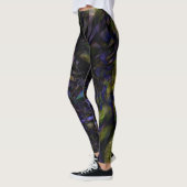 Funky Abstract Glass Art Color Splash Modern Glam Leggings (Links)