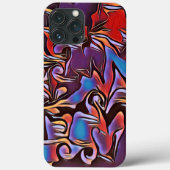 Funky Abstract. Kleurrijke Inspirivity Modern. Case-Mate iPhone Case (Achterkant)