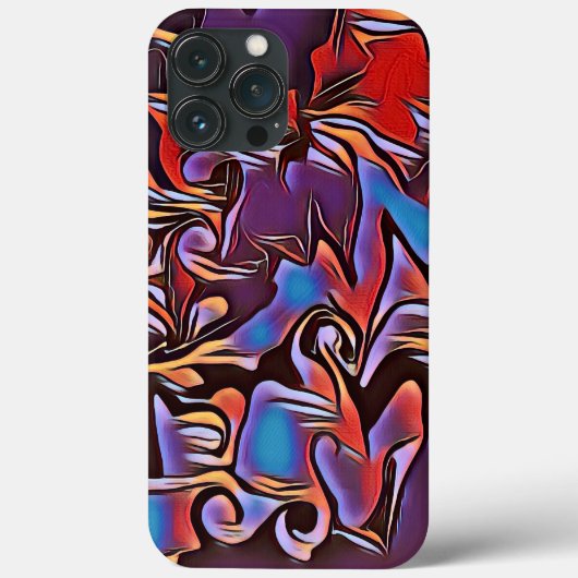 Funky Abstract. Kleurrijke Inspirivity Modern. Case-Mate iPhone Case (Achterkant)