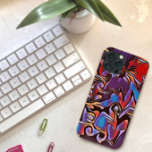 Funky Abstract. Kleurrijke Inspirivity Modern. Case-Mate iPhone Case