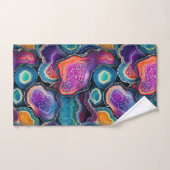 Funky Abstract kleurrijke patroonbadkamer Bad Handdoek (Handdoek)