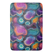 Funky Abstract kleurrijke patroonbadkamer Badmat (Voorkant Verticaal)