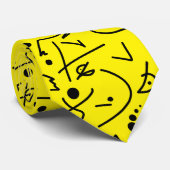 Funky Abstract Kunstpatroon stropdas (Opgerold)