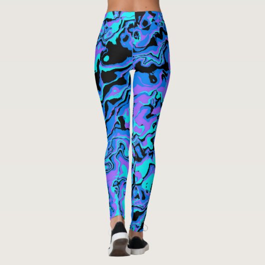 Funky Abstract Leggings (Achterkant)