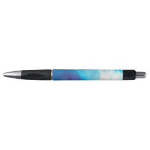 Funky abstract pastel gemarmerde alcoholinkt horlo pen
