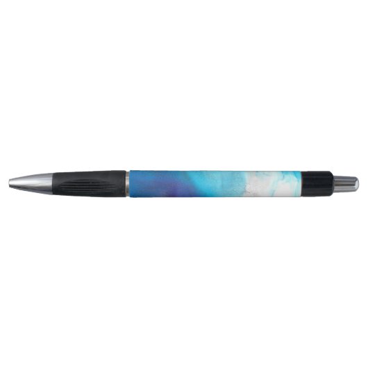 Funky abstract pastel gemarmerde alcoholinkt horlo pen (Voorkant)