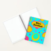 Funky Abstract Patroon Notitieboek (Binnen)