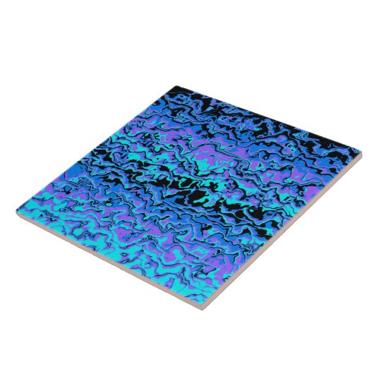 Funky Abstract Tegeltje (Zijkant)