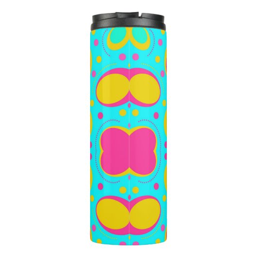 Funky Abstract Thermosbeker (Achterkant)