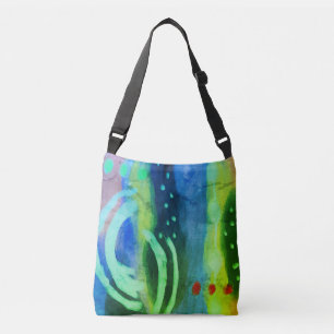 Funky Abstracte Art Crossbody Tas