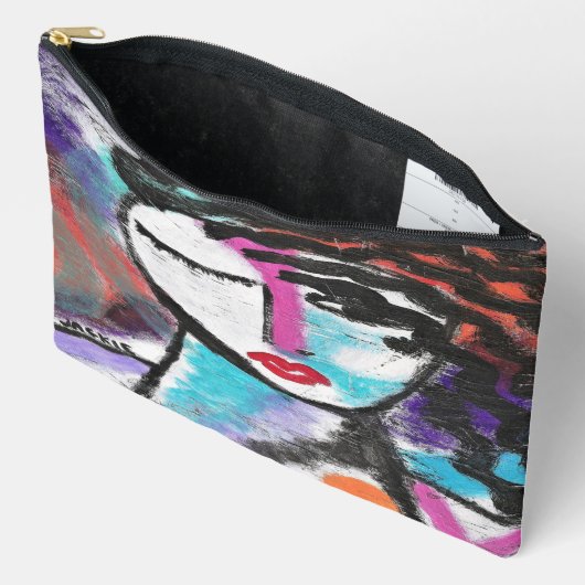 Funky Abstracte Art Etui (Open)