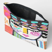 Funky Abstracte Art Etui (Open)