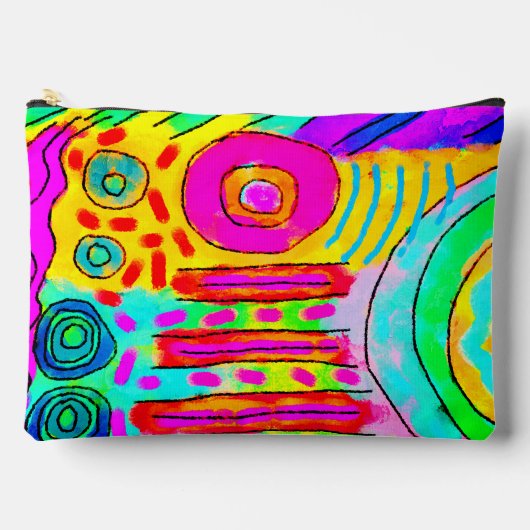 Funky Abstracte Art Etui (Voorkant)