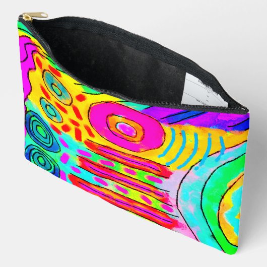 Funky Abstracte Art Etui (Open)