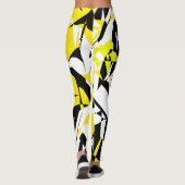 Funky Abstracte Art Geometry-Leggings Leggings (Achterkant)