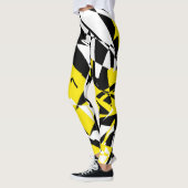 Funky Abstracte Art Geometry-Leggings Leggings (Links)