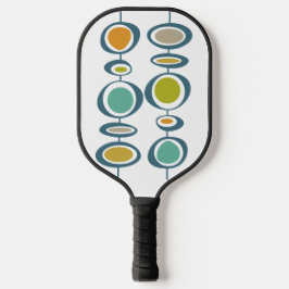 Funky Abstracte cirkels midden midden midden midde Pickleball Paddle