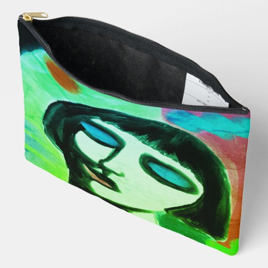 Funky Abstracte digitale kunst Etui (Open)