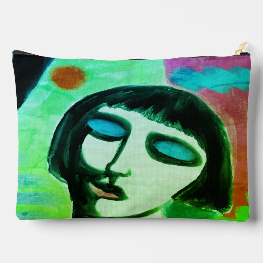 Funky Abstracte digitale kunst Etui (Achterkant)