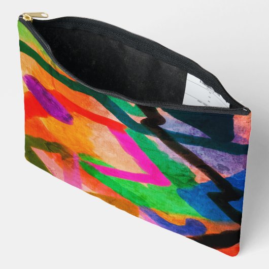 Funky Abstracte digitale kunst Etui (Open)