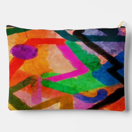 Funky Abstracte digitale kunst Etui (Achterkant)