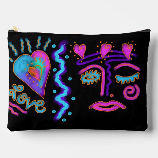 Funky Abstracte digitale kunst Etui (Voorkant)
