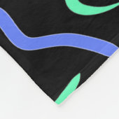 Funky Abstracte digitale kunst Fleece Deken (Hoek)
